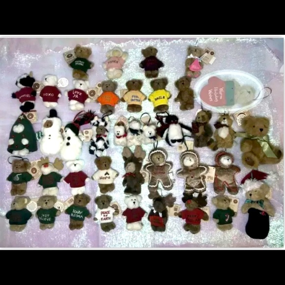 SALE! HUGE LOT! MUST READ!! Retired Lot of 40 Boyd’s Bears Plush Mini Bears - Picture 7 of 10